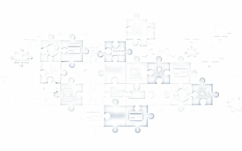 Illustration eines Puzzles als Symbol für eine komplexe Softwarelandschaft und Lizenzen